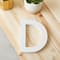 Lettre blanche en bois d'ArtMinds, 13,9 cm